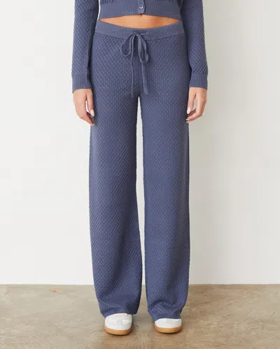 MONROW SOFTKNIT FRENCH WAFFLE LOUNGE PANT