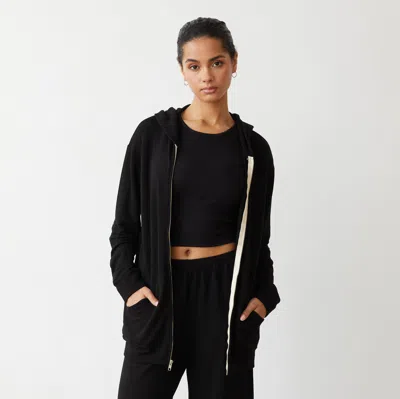 MONROW SUPERSOFT LONG ZIP UP HOODY