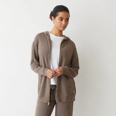 MONROW SUPERSOFT LONG ZIP UP HOODY