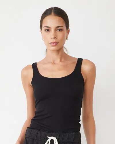 MONROW SUPIMALUXE RIB SCOOP NECK TANK