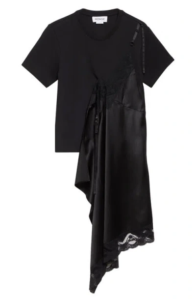 MONSE MONSE DECONSTRUCTED LINGERIE T-SHIRT