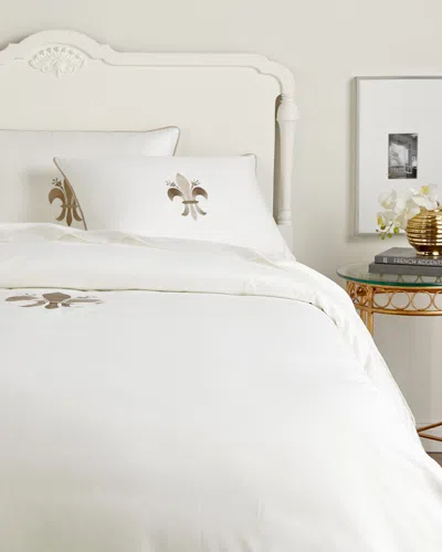 MONTAGUE & CAPULET MONTAGUE & CAPULET 400TC FLEUR DE LIS EMBROIDERY DUVET COLLECTION