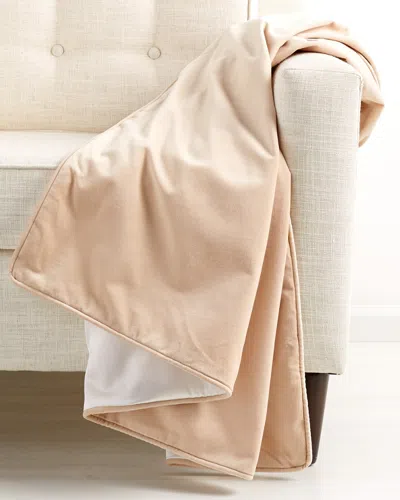 MONTAGUE & CAPULET MONTAGUE & CAPULET COTTON VELVET PIPED EDGE THROW