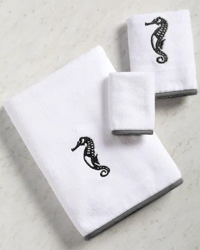 MONTAGUE & CAPULET MONTAGUE & CAPULET SEAHORSE 3PC TOWEL SET