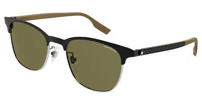 MONTBLANC MONT BLANC MB0183S-004-53 BLACK SUNGLASSES