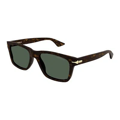 MONTBLANC MONT BLANC MB0263S-002 HAVANA HAVANA GREEN SUNGLASSES