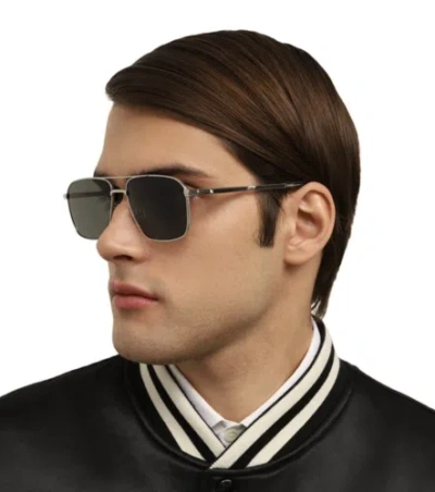 MONTBLANC MONT BLANC MB0278S-001 SILVER SILVER GREY SUNGLASSES