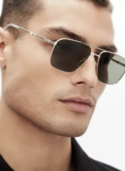 MONTBLANC MONT BLANC MB0278S-002 GOLD GOLD GREEN SUNGLASSES