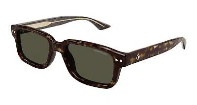MONTBLANC MONT BLANC MB0286S-002 HAVANA SUNGLASSES