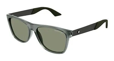 MONTBLANC MONT BLANC MB0298S-003 GREY SUNGLASSES