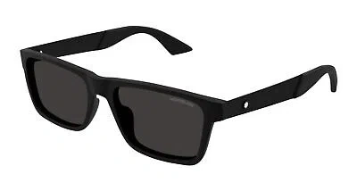 MONTBLANC MONT BLANC MB0299S-005 BLACK SUNGLASSES
