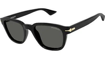 MONTBLANC MONT BLANC MB0302S-010 BLACK SUNGLASSES