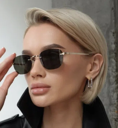 MONTBLANC MONT BLANC MB0303S-001 GOLD SUNGLASSES