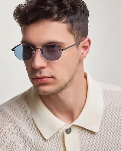 MONTBLANC MONT BLANC MB0303S-002 RUTHENIUM SUNGLASSES