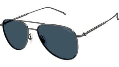 MONTBLANC MONT BLANC MB0311S-003 RUTHENIUM SUNGLASSES