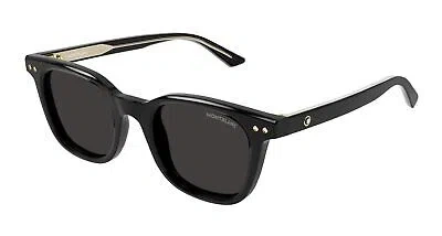 MONTBLANC MONT BLANC MB0320S-001 BLACK SUNGLASSES