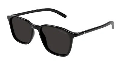 MONTBLANC MONT BLANC MB0325S-001 BLACK SUNGLASSES