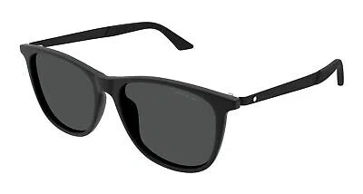 MONTBLANC MONT BLANC MB0330S-001 BLACK SUNGLASSES