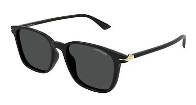MONTBLANC MONT BLANC MB0338S-001 BLACK SUNGLASSES