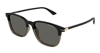 MONTBLANC MONT BLANC MB0338S-003 BLACK SUNGLASSES