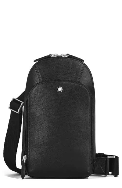 MONTBLANC MONTBLANC SARTORIAL CONVERTIBLE LEATHER SLING BAG