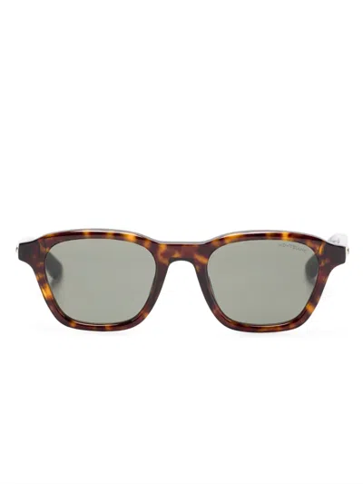 MONTBLANC SQUARE-FRAME SUNGLASSES