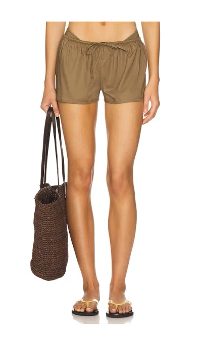 MONTCE LOW-RISE DRAWSTRING SHORTS