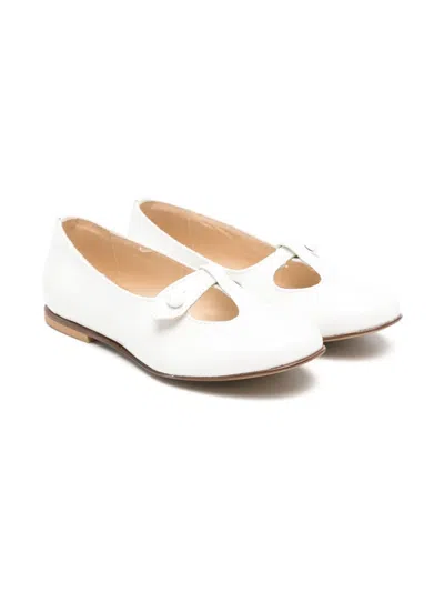 MONTELPARE TRADITION LEATHER BALLET FLATS