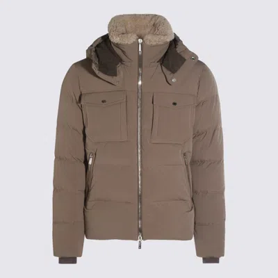 MOORER BEIGE ALARICK DOWN JACKET