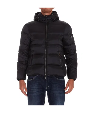 MOORER MOORER BREET-SH HOODED ZIPPED DOWN JACKET