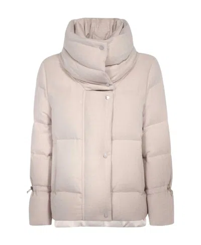 MOORER HIGH-COLLAR LONG-SLEEVED COAT