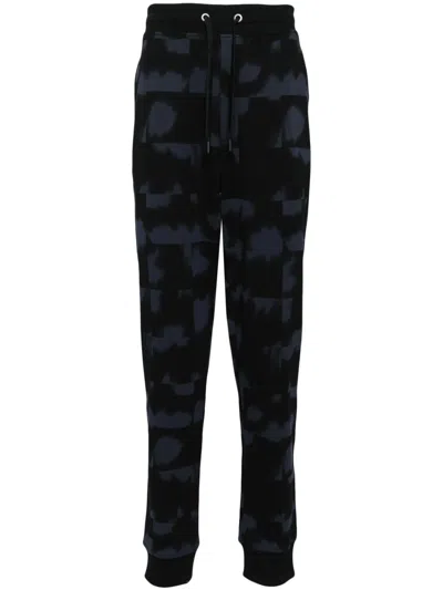 MOOSE KNUCKLES APPLIQUÉ-LOGO COTTON TRACK PANTS