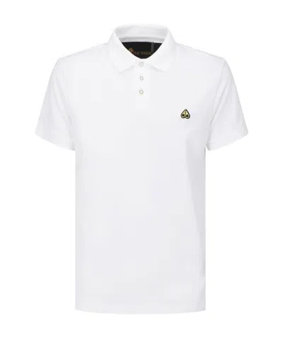 MOOSE KNUCKLES MOOSE KNUCKLES PIQUE LOGO EMBROIDERED POLO SHIRT