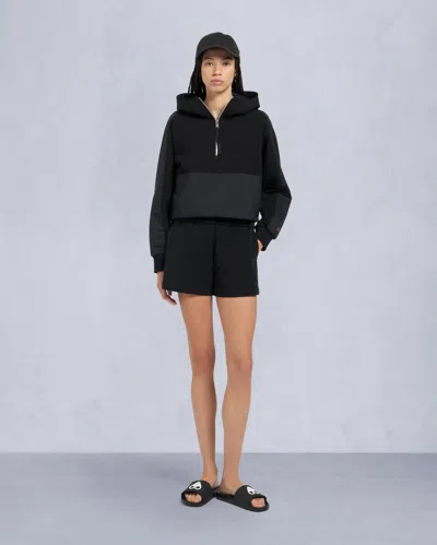 MOOSE KNUCKLES WOMEN'S MIXMEDIA PULLOVER HOODIE