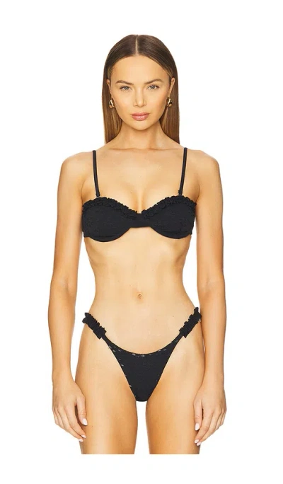 MORE TO COME AMELIA RUFFLE BIKINI TOP