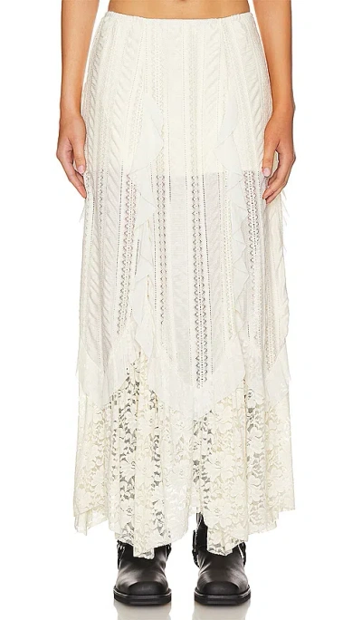 MORE TO COME ORCHID MAXI SKIRT