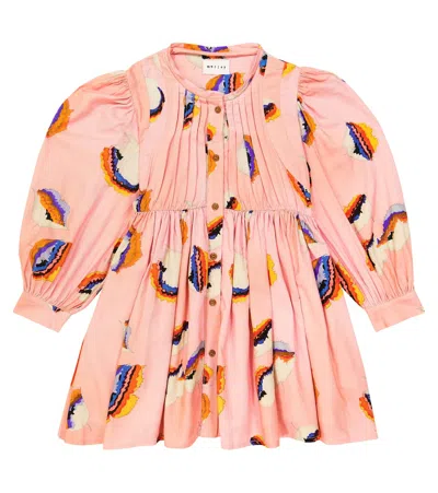 MORLEY TRUDY PRINTED COTTON-BLEND DRESS