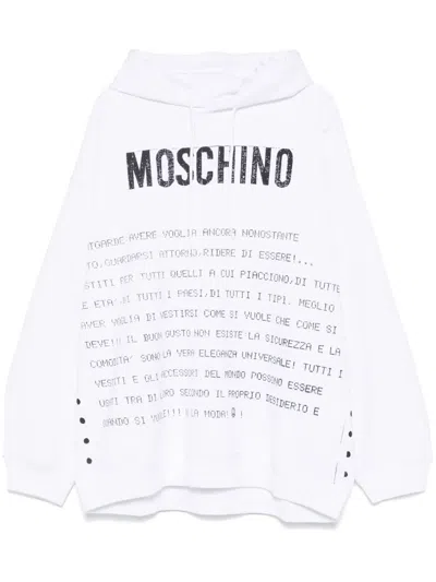 MOSCHINO ARCHIVE MESSAGE HOODIE