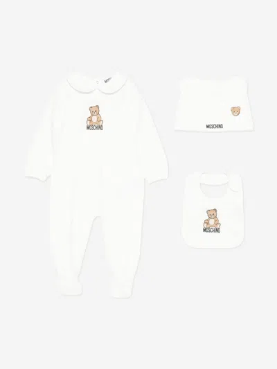 MOSCHINO MOSCHINO BABY TEDDY BEAR BABYGROW SET