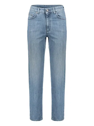 MOSCHINO BLEACHED-EFFECT JEANS