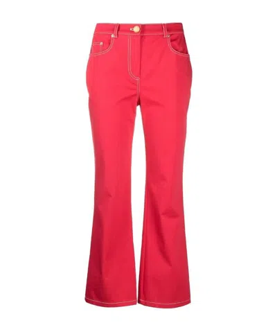 MOSCHINO BOUTIQUE MOSCHINO FLARED CROPPED JEANS