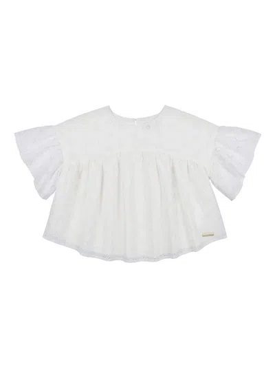 MOSCHINO BRODERIE-ANGLAISE TOP