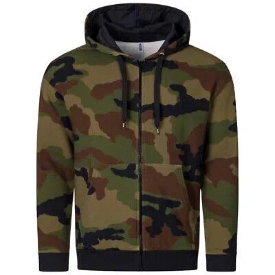 MOSCHINO MOSCHINO CAMOFLAUGE GREEN HOODIE