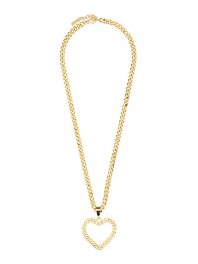 MOSCHINO CHAIN HEART NECKLACE