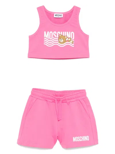 MOSCHINO COTTON SHORTS SET
