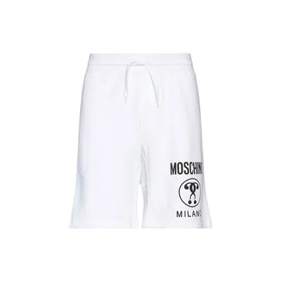 MOSCHINO MOSCHINO COUTURE COUTURE COTTON LOGO SHORTS