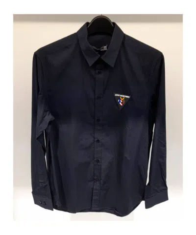 MOSCHINO DECAL LONG-SLEEVED SHIRT