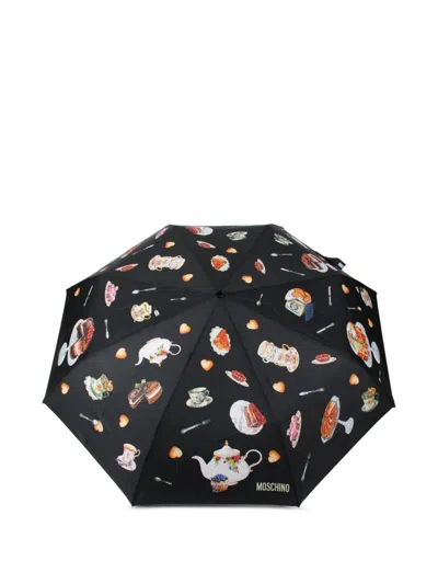 MOSCHINO DESSERT-PATTERNED UMBRELLA