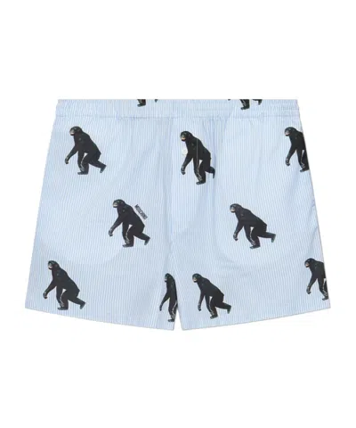 MOSCHINO MOSCHINO ANIMAL PRINTED SHORTS