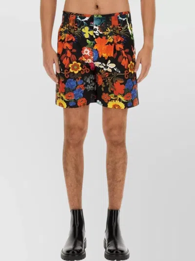 MOSCHINO FLORAL PATTERN BERMUDA SHORTS